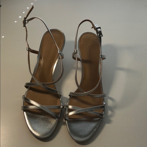 Banana Republic Shoes - Silver heels